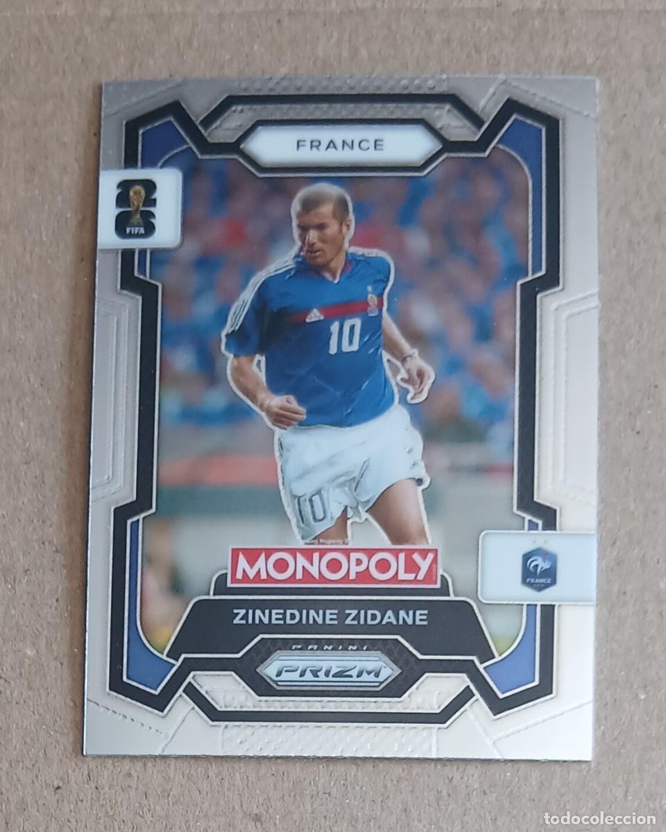 Cromos de Futebol: CROMO n&ordm; 9 ZINEDINE ZIDANE FRANCIA MONOPOLY PRIZM FIFA WORLD CUP 2026. Nuevo.