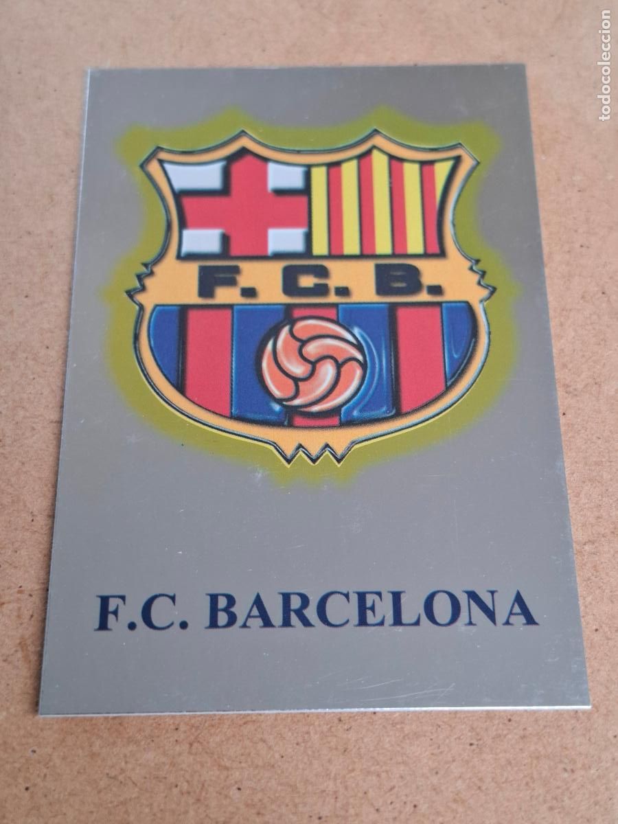 Cromos de f&uacute;tbol: MUNDICROMO 2001 2002 01 02 - 203 ( ERROR N&ordm; ) ESCUDO FC. BARCELONA ( BRILLO LISO ) - CP13