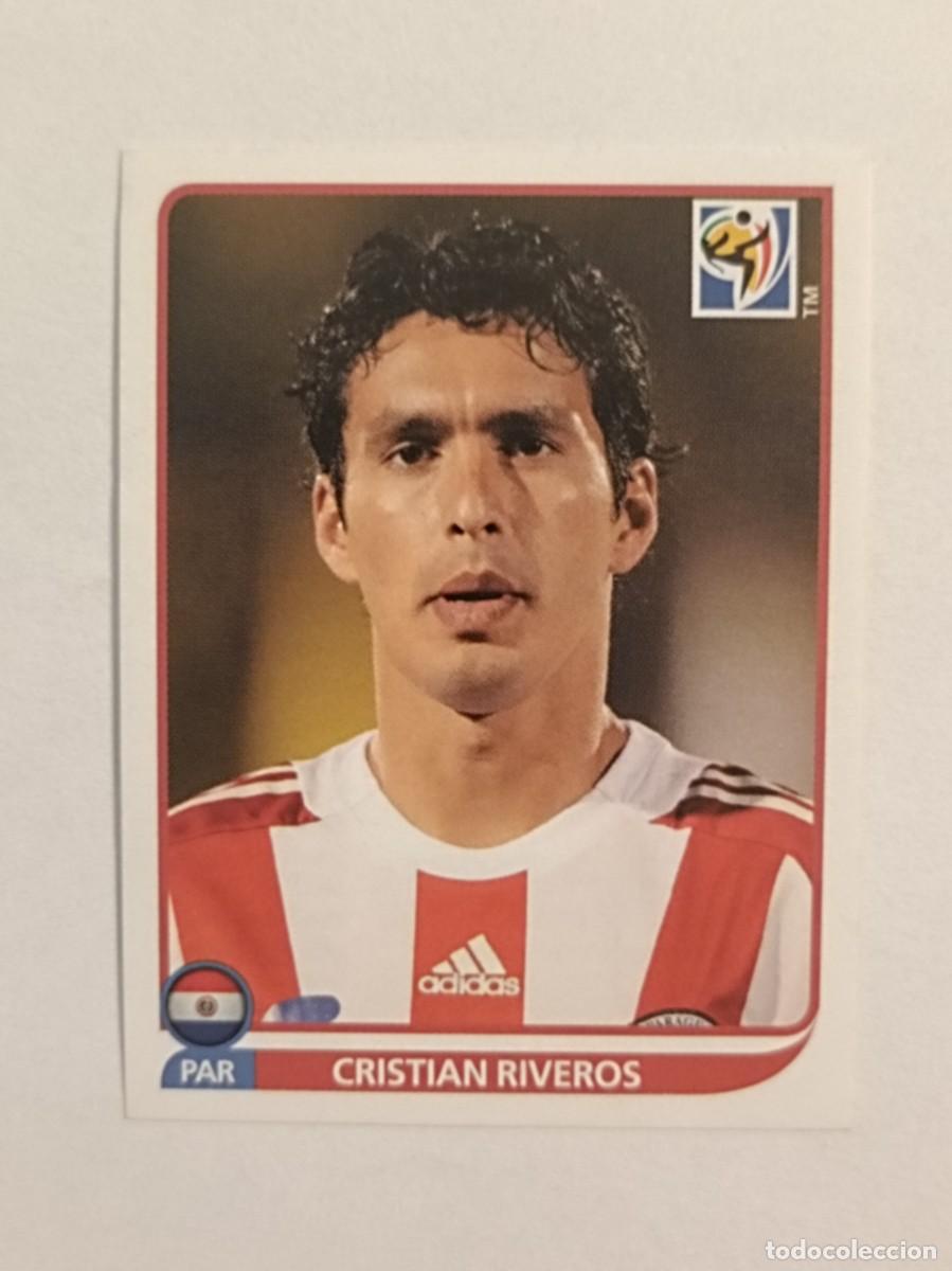 Cromos de f&uacute;tbol: #439 CRISTIAN RIVEROS (PARAGUAY) MUNDIAL SUDAFRICA 2010 PANINI
