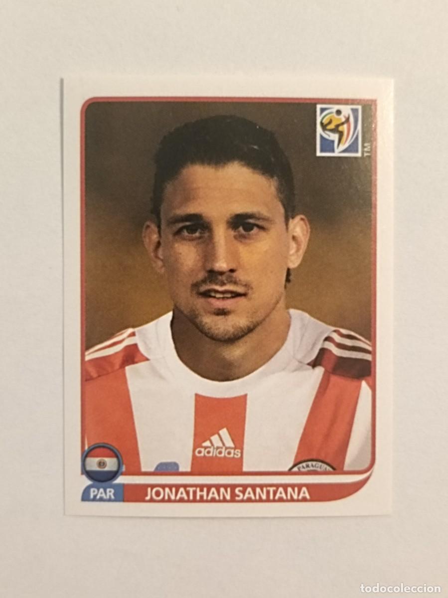 Cromos de f&uacute;tbol: #443 JONATHAN SANTANA (PARAGUAY) MUNDIAL SUDAFRICA 2010 PANINI