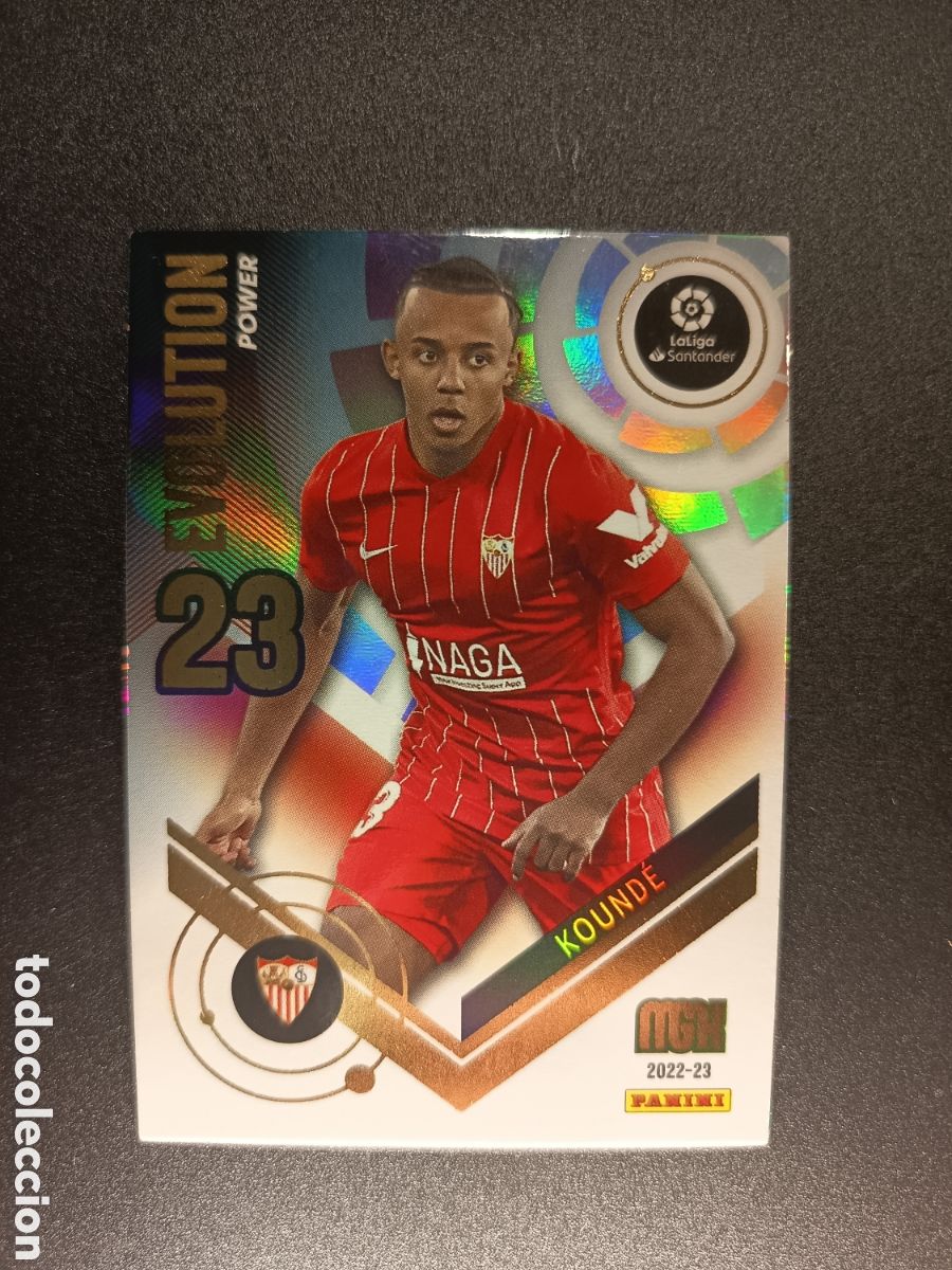 Cromos de f&uacute;tbol: P391 P 391 KOUND&Eacute; SEVILLA EVOLUTION POWER MEGACRACKS 2022-23 2022 2023