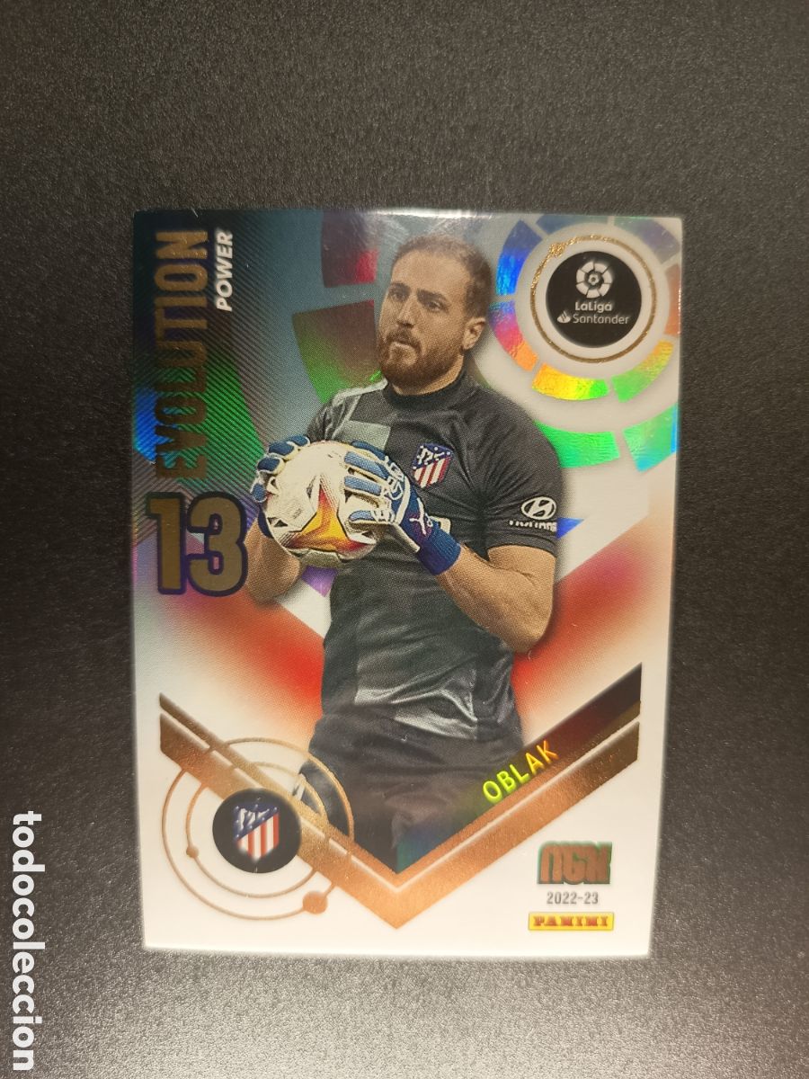 Football Stickers: P397 P 397 OBLAK ATL&Eacute;TICO MADRID EVOLUTION POWER MEGACRACKS 2022-23 2022 2023
