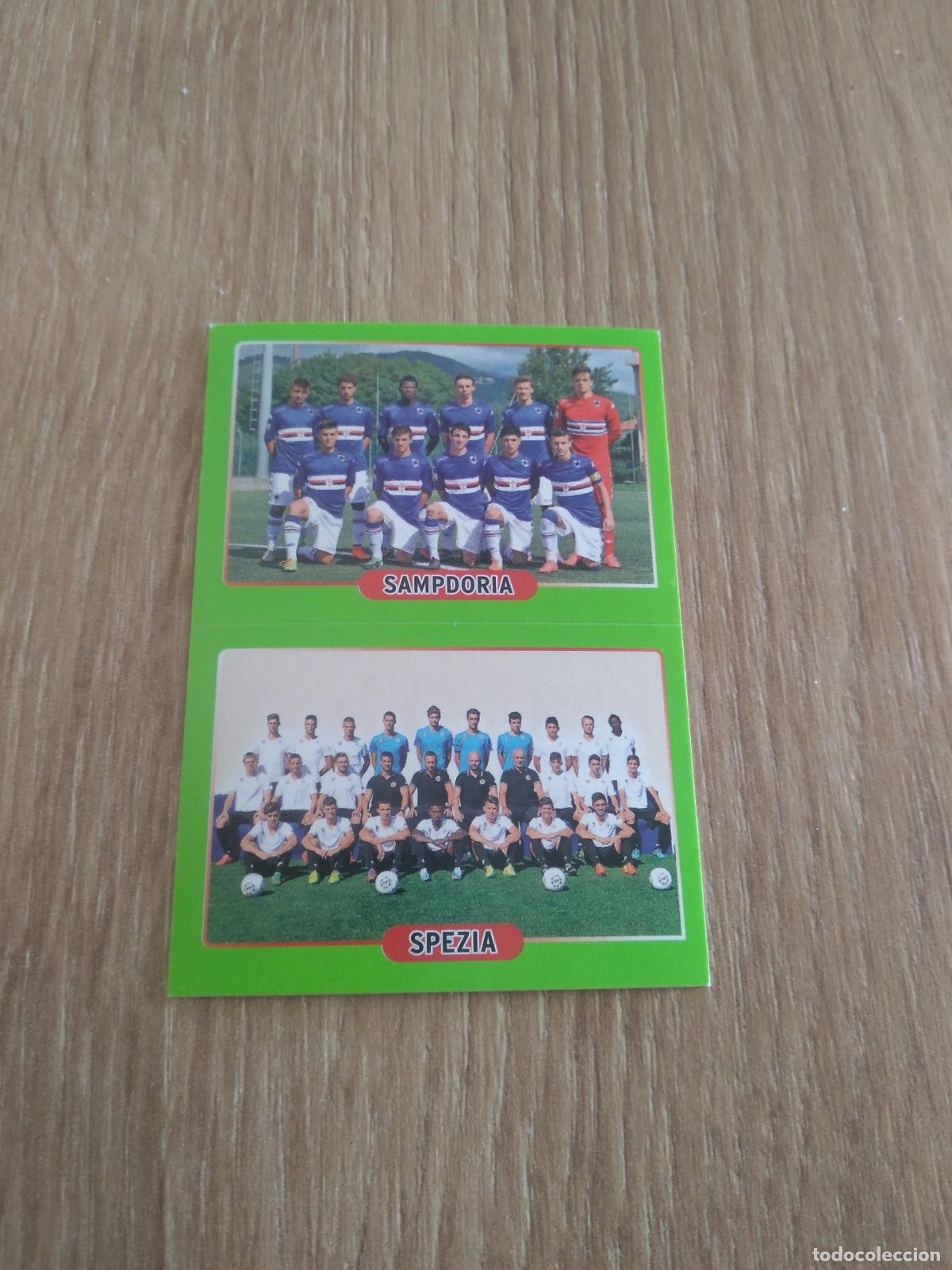 Football Stickers: 528 EQUIPO PLANTILLA SAMPDORIA SPEZIA CROMO FUTBOL PANINI LIGA ITALIA 14-15 CALCIATORI 2014-2015