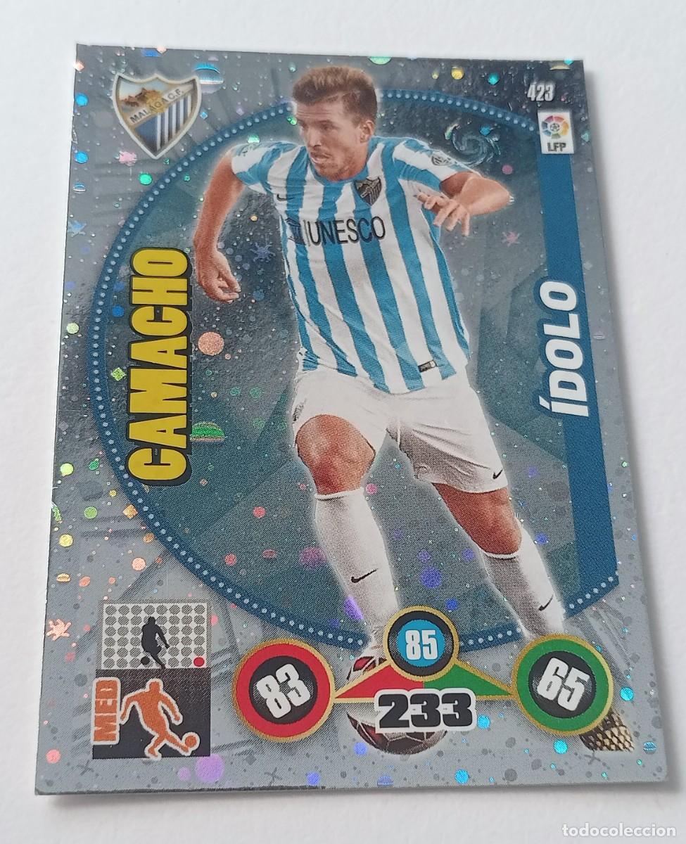 Cromos de Futebol: CROMO FUTBOL ADRENALYN 2014-2015: M&Aacute;LAGA C.F. CAMACHO IDOLO