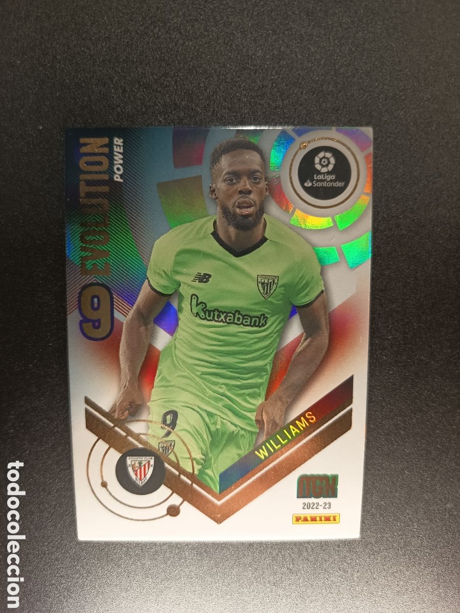 Cromos de Futebol: P404 P 404 I&Ntilde;AKI WILLIAMS ATLETIC BILBAO EVOLUTION POWER MEGACRACKS 2022-23 2022 2023