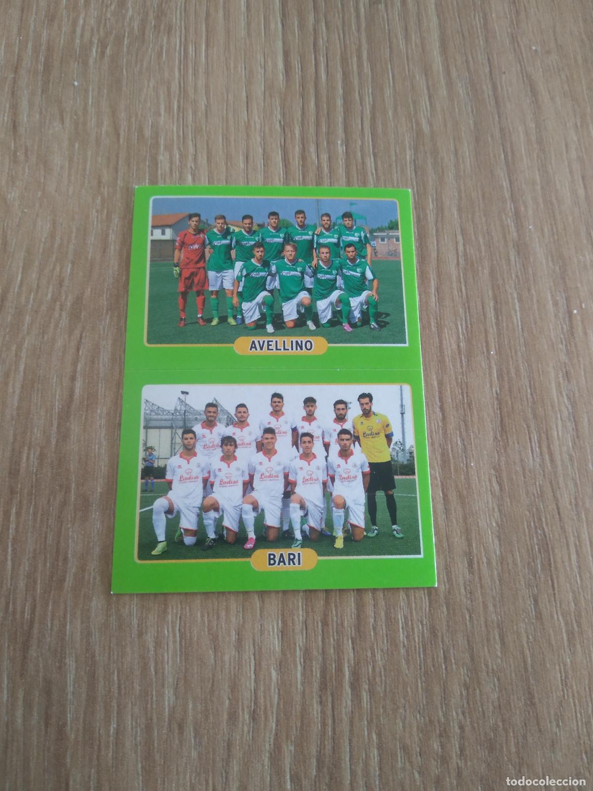 Cromos de f&uacute;tbol: 538 EQUIPO AVELLINO BARI CROMO FUTBOL PANINI LIGA ITALIA 14-15 CALCIATORI 2014-2015