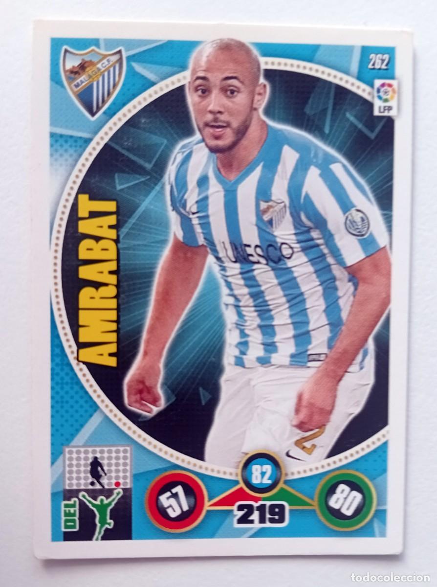 Cromos de f&uacute;tbol: CROMO FUTBOL ADRENALYN 2014-2015: M&Aacute;LAGA C.F. AMRABAT