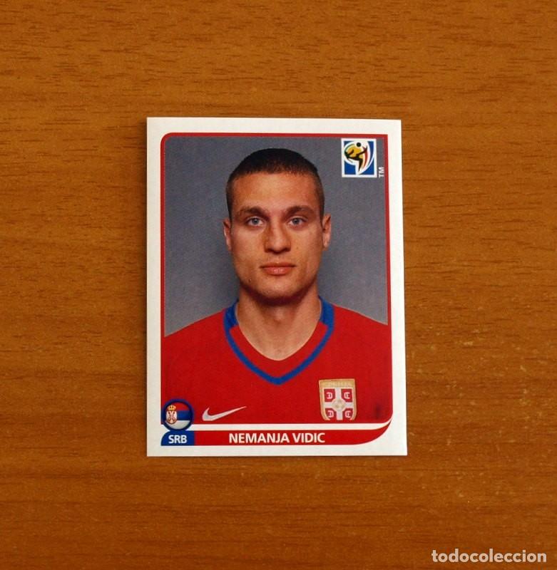 Cromos de f&uacute;tbol: Serbia -N&ordm; 299 Nemanja Vidic -Mundial South Africa 2010 FIFA World Cup-Panini -Nunca Pegado