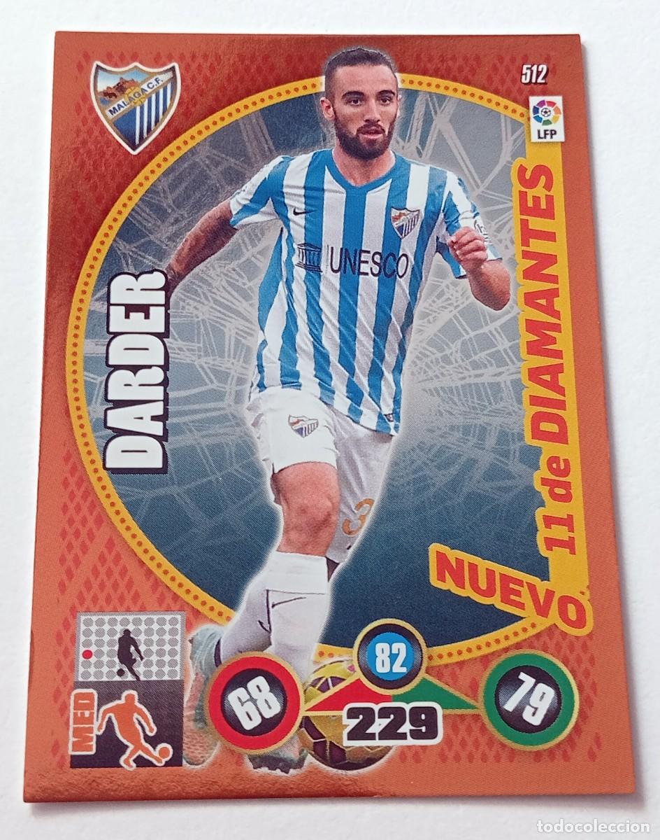 Cromos de f&uacute;tbol: CROMO FUTBOL ADRENALYN 2014-2015: M&Aacute;LAGA C.F. DARDER DIAMANTE