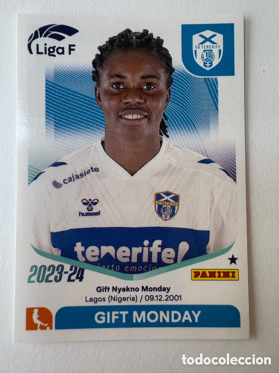 Cromos de f&uacute;tbol: Cromo Gift Monday Tenerife 96 Panini Liga F 2023-24