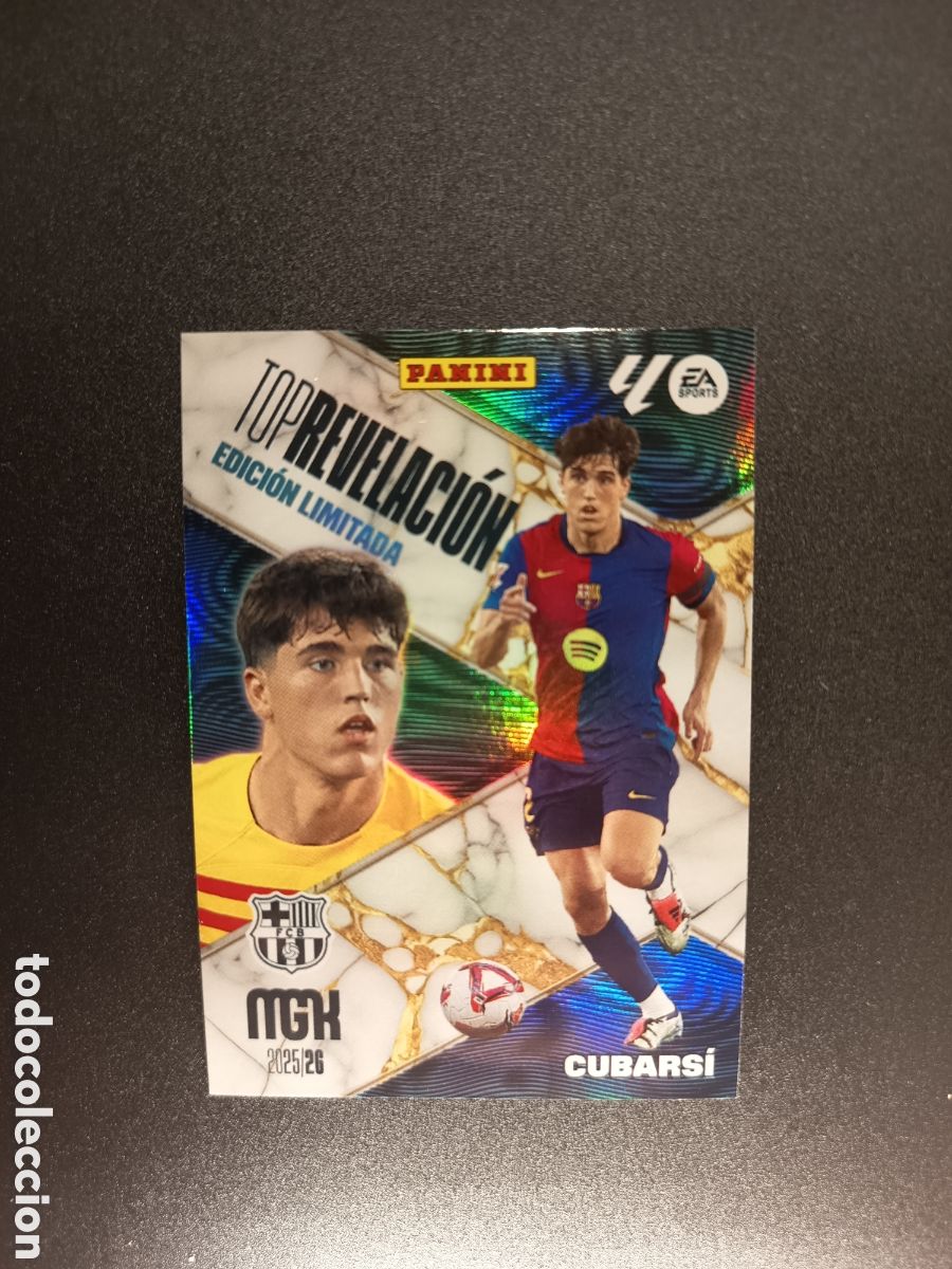 Cromos de Futebol: CUBARSI FC BARCELONA TOP REVELACI&Oacute;N EDICI&Oacute;N LIMITADA MEGACRACKS 2025-26 2025 2026
