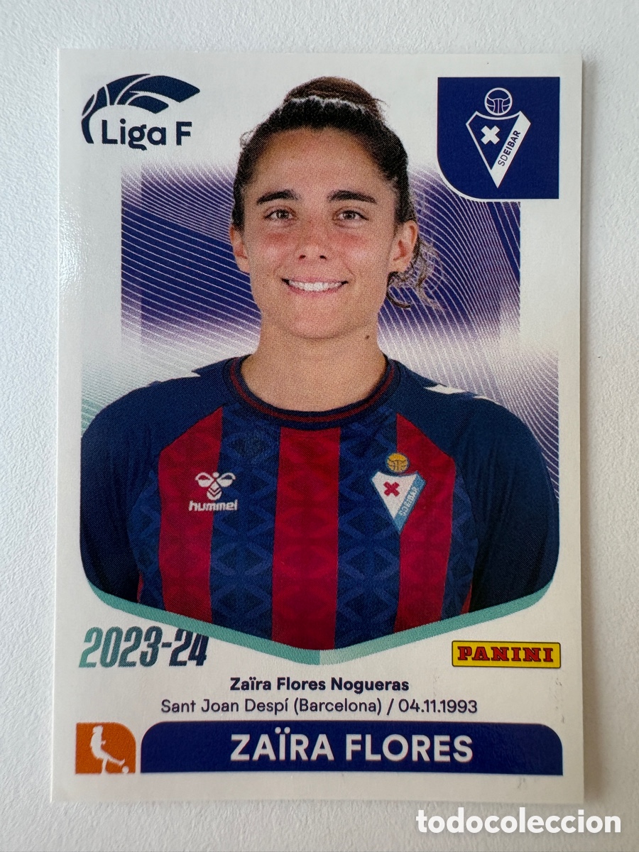 Cromos de Futebol: Cromo Za&iuml;ra Flores Eibar 114 Panini Liga F 2023-24