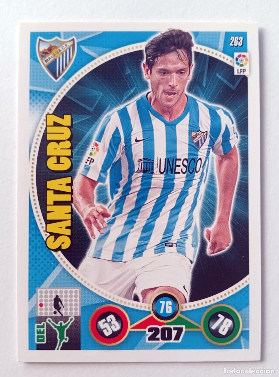 Cromos de Futebol: CROMO FUTBOL ADRENALYN 2014-2015: M&Aacute;LAGA C.F. SANTA CRUZ