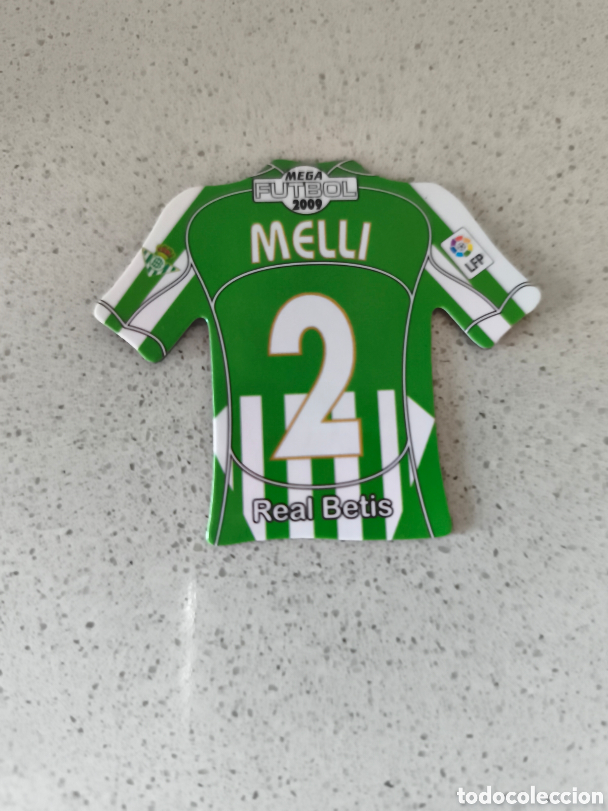 Cromos de Futebol: CAMISETA IMAN NUMERO 2 MELLI BETIS. MEGA FUTBOL MAGNETS 2008-2009