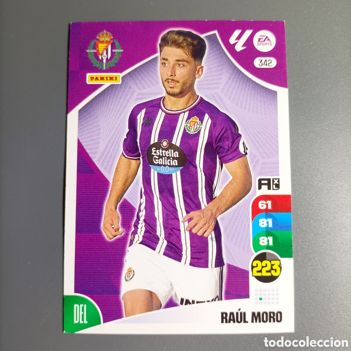 Cromos de Futebol: ADRENALYN. LIGA 2024-2025 (VALLADOLID) №342 RAUL MORO