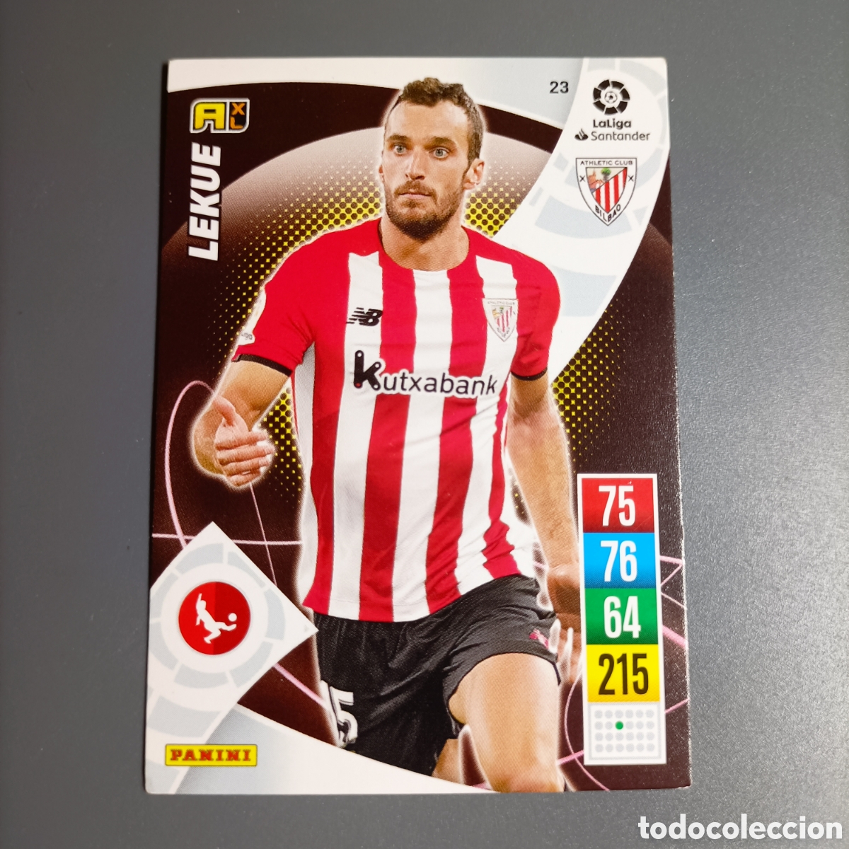 Cromos de f&uacute;tbol: ADRENALYN. LIGA 2021-2022 (ATHLETIC) №23 LEKUE
