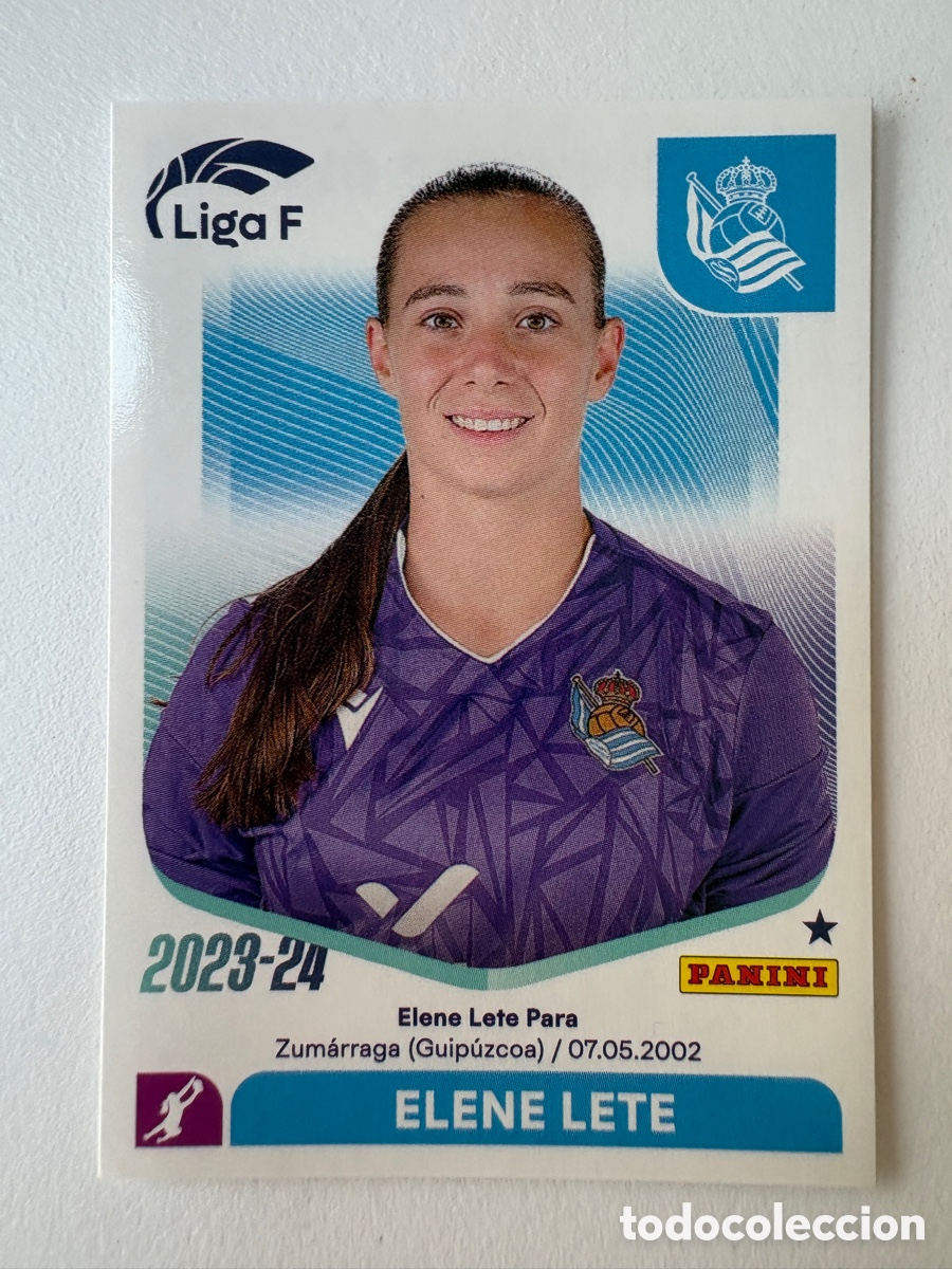 Cromos de f&uacute;tbol: Cromo Elene Lete Real Sociedad 224 Panini Liga F 2023-24