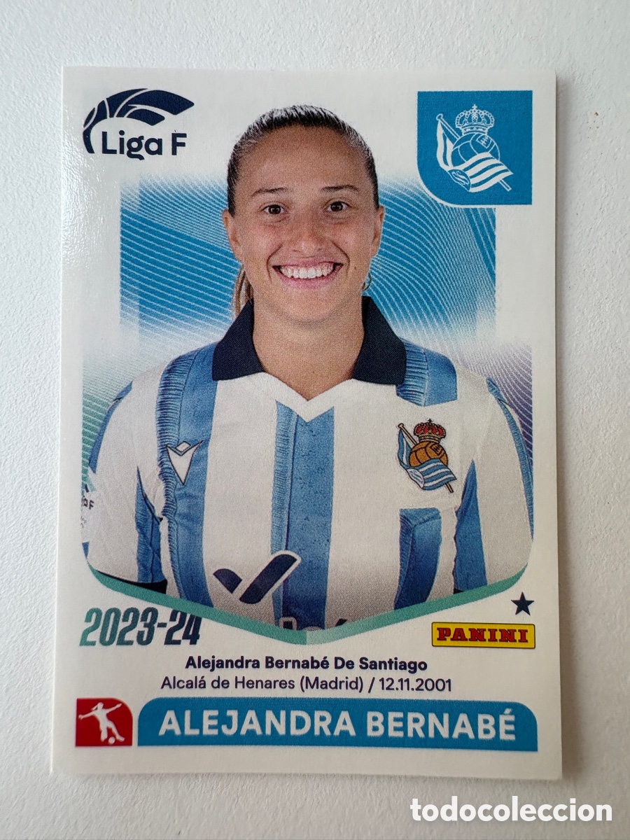 Cromos de f&uacute;tbol: Cromo Alejandra Bernab&eacute; Real Sociedad 231 Panini Liga F 2023-24