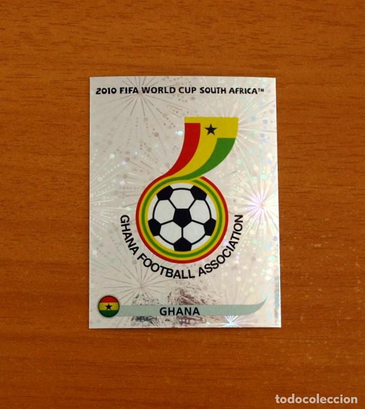 Cromos de f&uacute;tbol: Ghana -N&ordm; 316 Escudo -Mundial South Africa 2010 FIFA World Cup-Panini -Nunca Pegado