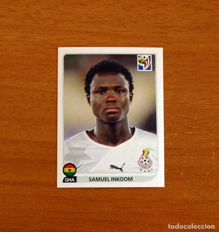 Figurine di Calcio: Ghana -N&ordm; 322 Samuel Inkoom -Mundial South Africa 2010 FIFA World Cup-Panini -Nunca Pegado