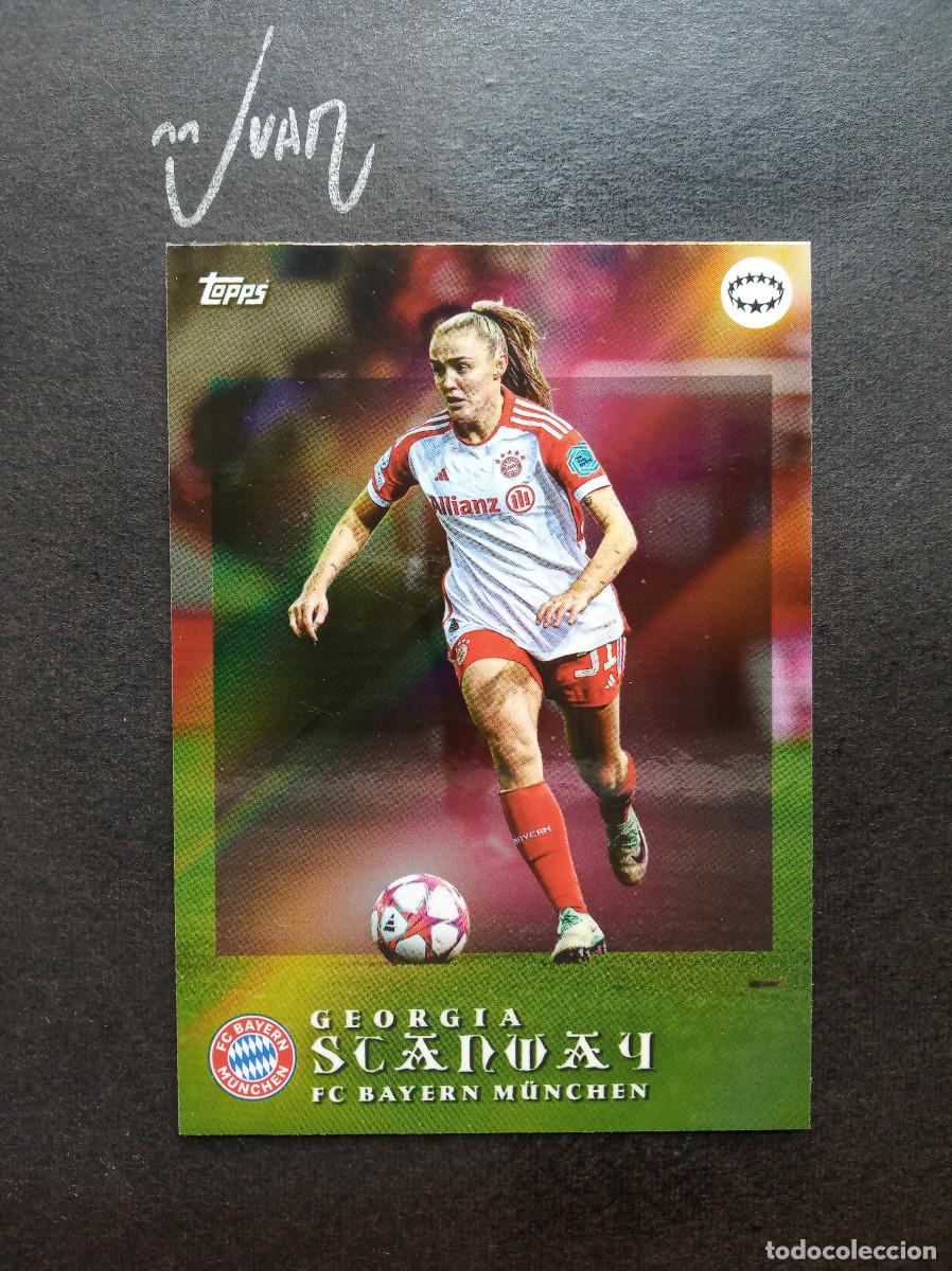 Figurine di Calcio: PLAYMAKERS GEORGIA STANWAY BAYERN MUNICH ⚽ TOPPS &reg; AITANA BONMATI CURATED SET WOMEN 2024 NUEVO