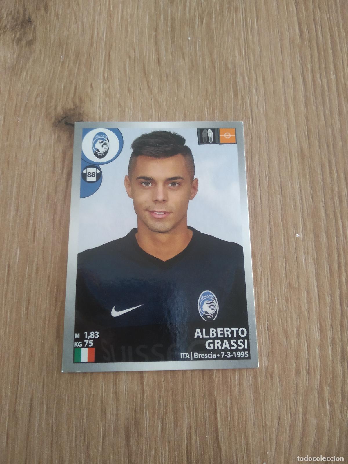 Figurine di Calcio: 19 ALBERTO GRASSI ATALANTA CROMO FUTBOL PANINI LIGA ITALIA 16-17 CALCIATORI 2016-2017