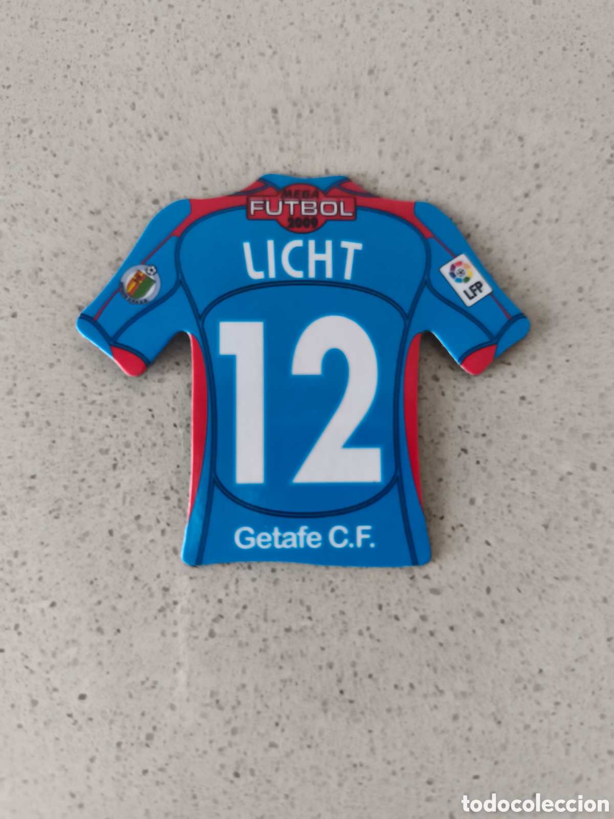 Figurine di Calcio: CAMISETA IMAN NUMERO 12 LICHT GETAFE. MEGA FUTBOL MAGNETS 2008-2009