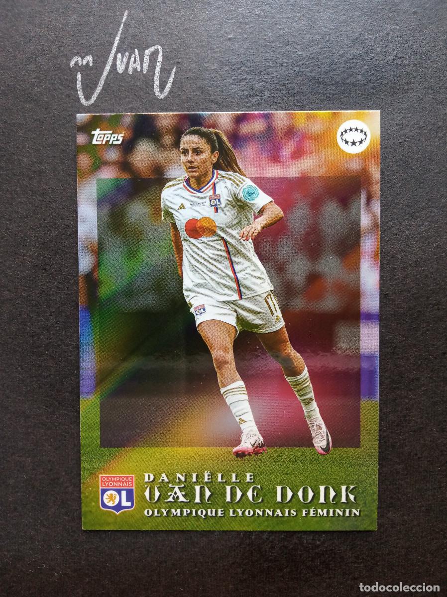 Figurine di Calcio: PLAYMAKERS VAN DE DONK OLYMPIQUE LYON ⚽ TOPPS &reg; AITANA BONMATI CURATED SET WOMEN 2024 NUEVO