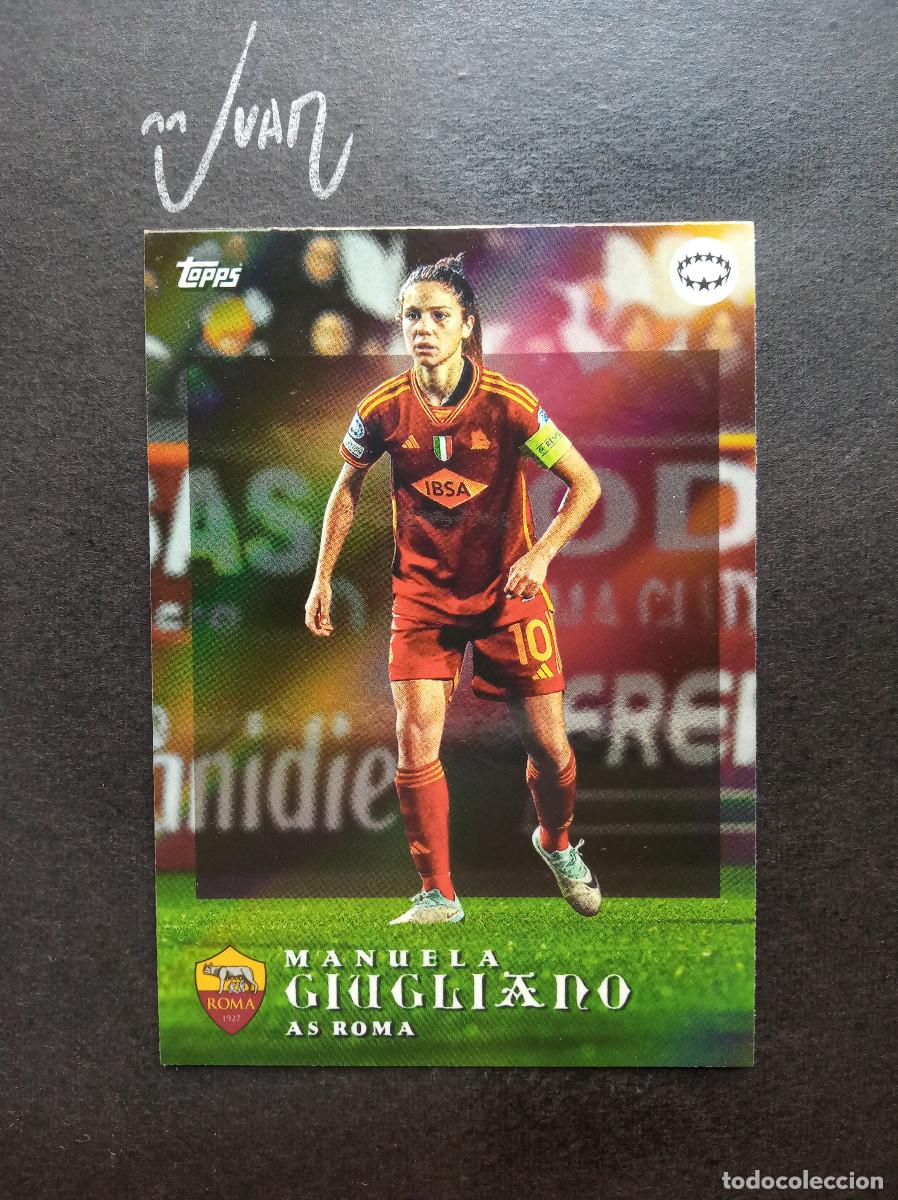 Cromos de Futebol: PLAYMAKERS MANUELA GIUGLIANO AS ROMA ITALIA ⚽ TOPPS &reg; AITANA BONMATI CURATED SET WOMEN 2024 NUEVO