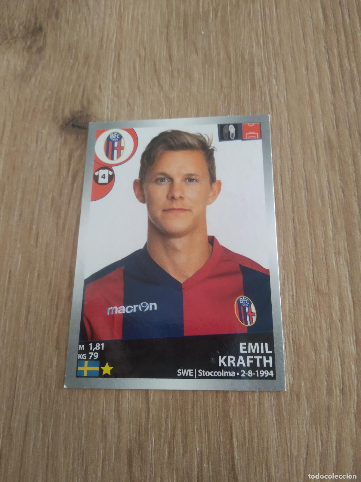 Football Stickers: 38 EMIL KRAFTH BOLOGNA CROMO FUTBOL PANINI LIGA ITALIA 16-17 CALCIATORI 2016-2017