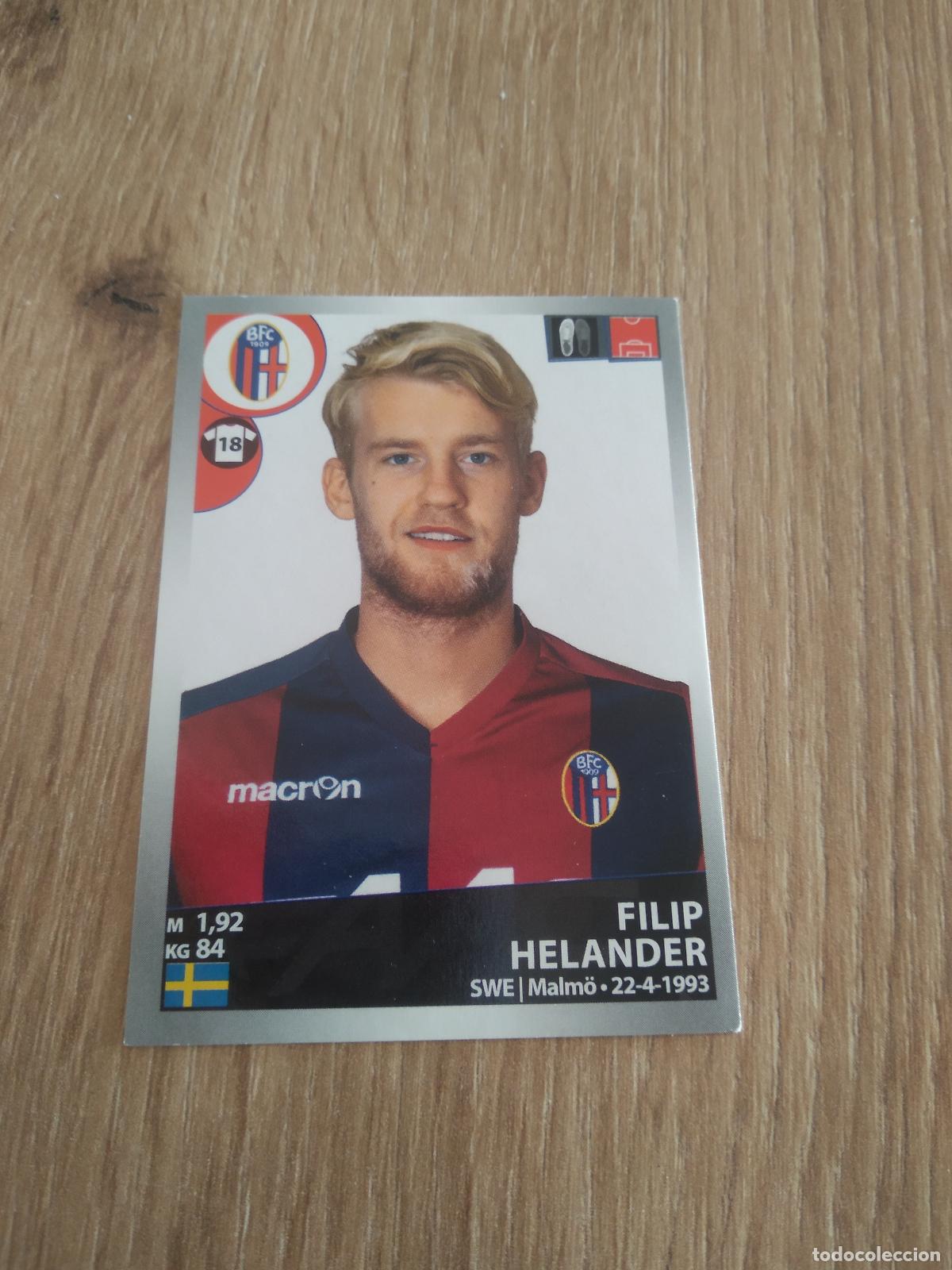 Football Stickers: 41 FILIP HELANDER BOLOGNA CROMO FUTBOL PANINI LIGA ITALIA 16-17 CALCIATORI 2016-2017