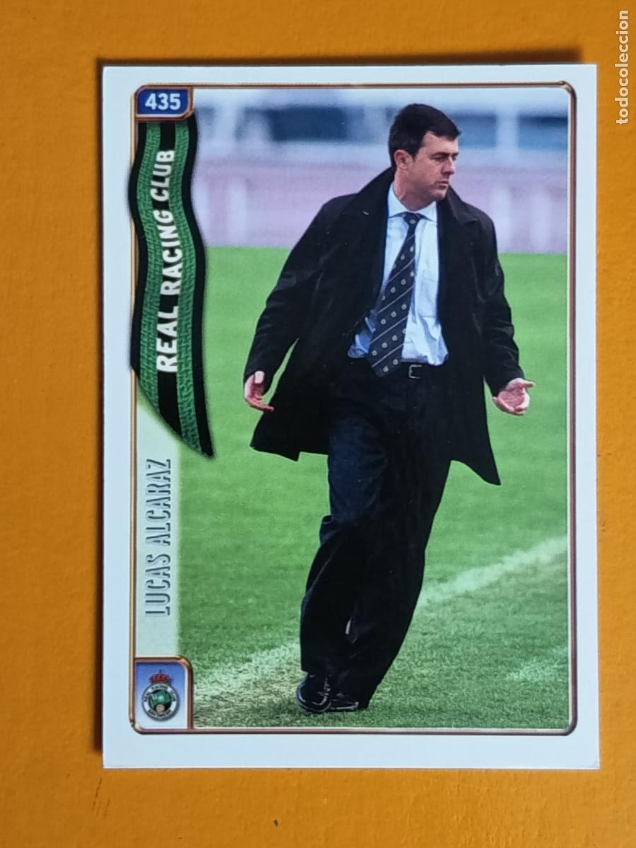 Cartes &agrave; collectionner de Football: 435 LUCAS ALCARAZ. RACING DE SANTANDER. LAS FICHAS DE LA LIGA 2005. MUNDICROMO