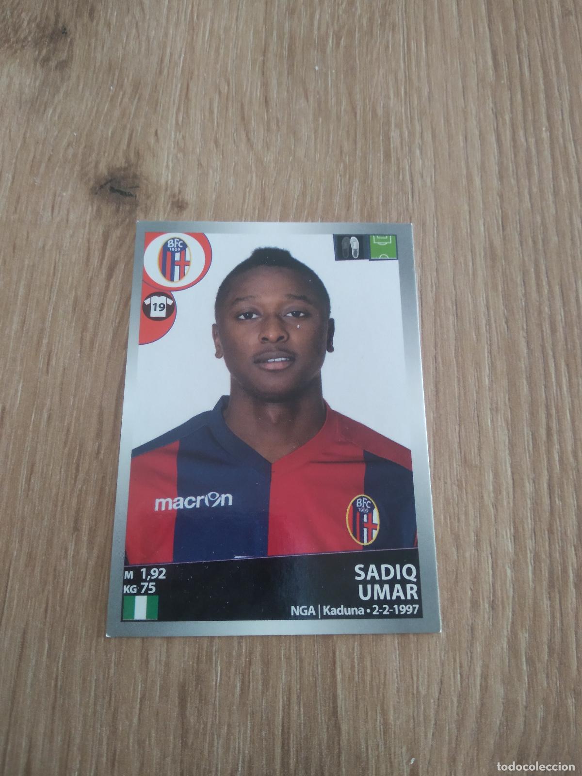 Cromos de f&uacute;tbol: 53 SADIQ UMAR BOLOGNA CROMO FUTBOL PANINI LIGA ITALIA 16-17 CALCIATORI 2016-2017