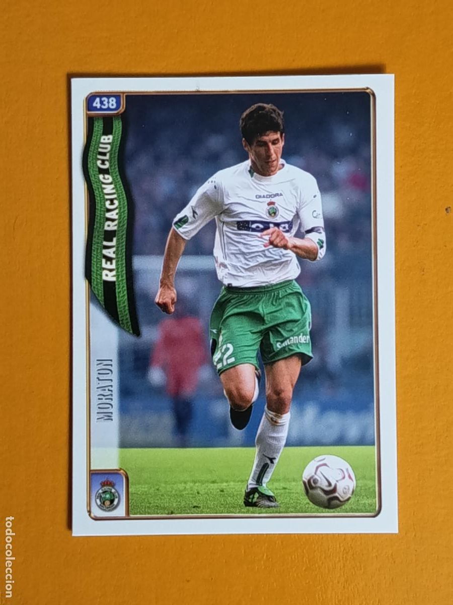 Cromos de f&uacute;tbol: 438 MORAT&Oacute;N. RACING DE SANTANDER. LAS FICHAS DE LA LIGA 2005. MUNDICROMO