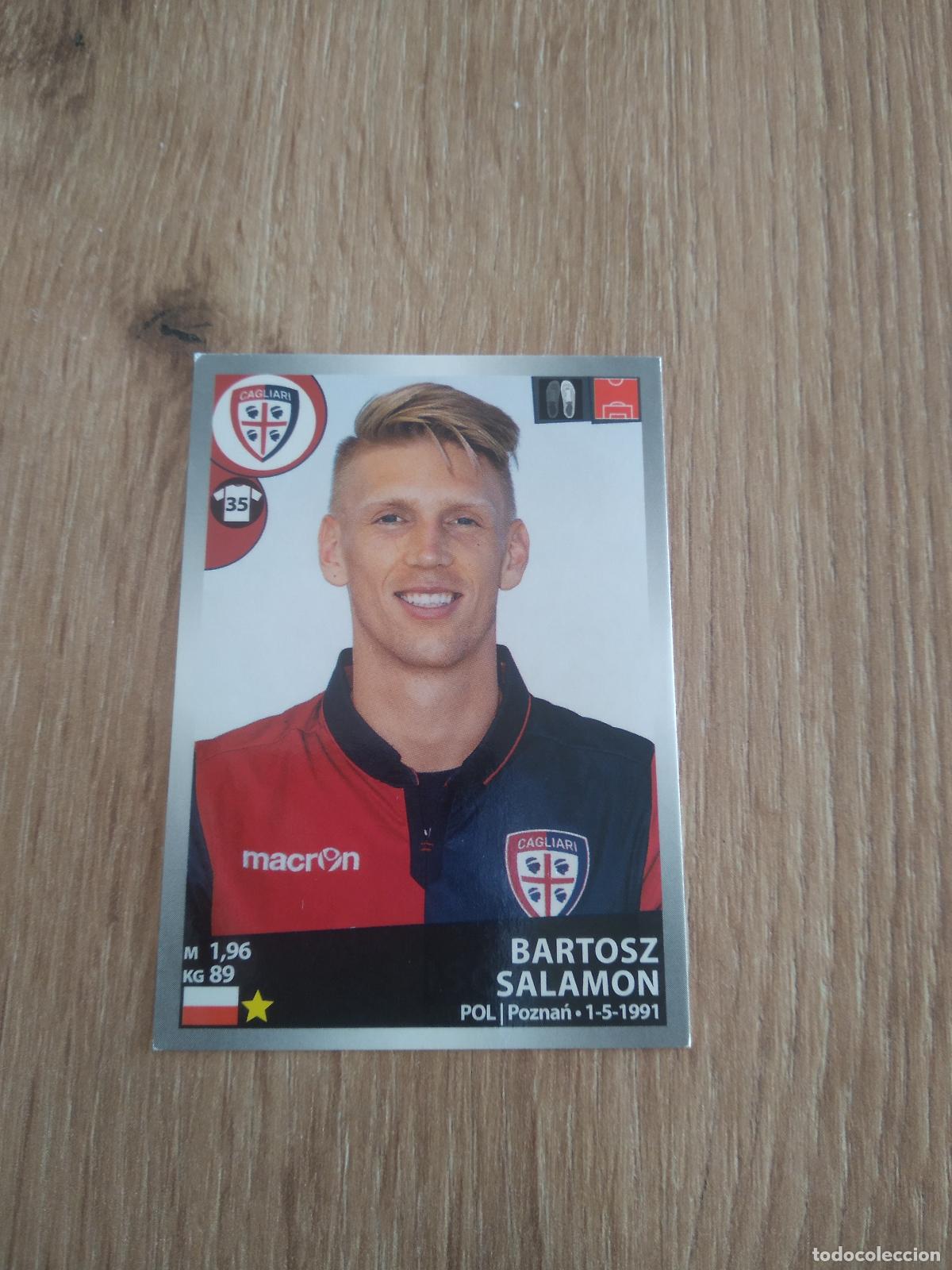 Cromos de f&uacute;tbol: 63 BARTOSZ SALAMON CAGLIARI CROMO FUTBOL PANINI LIGA ITALIA 16-17 CALCIATORI 2016-2017
