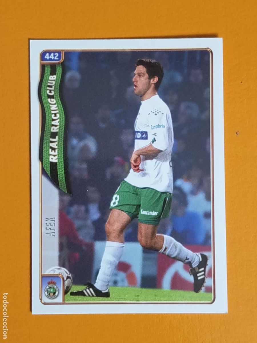 Cromos de f&uacute;tbol: 442 AFEK. RACING DE SANTANDER. LAS FICHAS DE LA LIGA 2005. MUNDICROMO