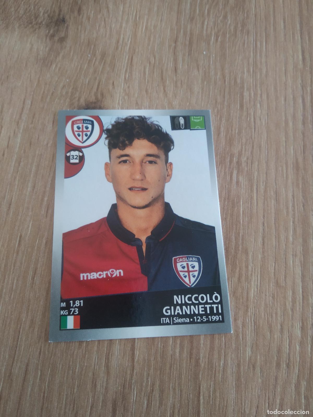 Cromos de f&uacute;tbol: 80 NICCOLO GIANNETTI CAGLIARI CROMO FUTBOL PANINI LIGA ITALIA 16-17 CALCIATORI 2016-2017