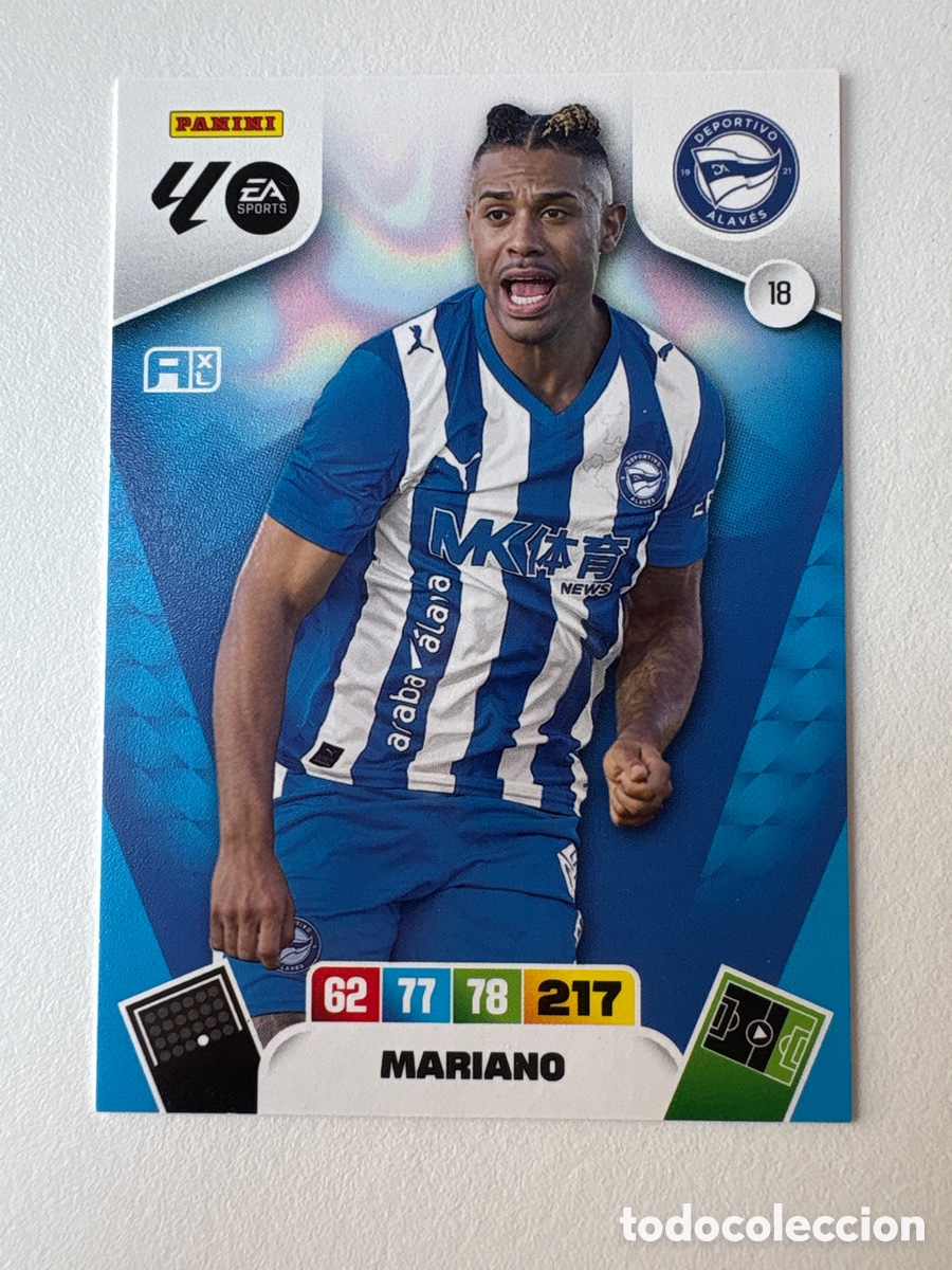 Football Stickers: Carta Mariano Alav&eacute;s 18 Adrenalyn 2025-26