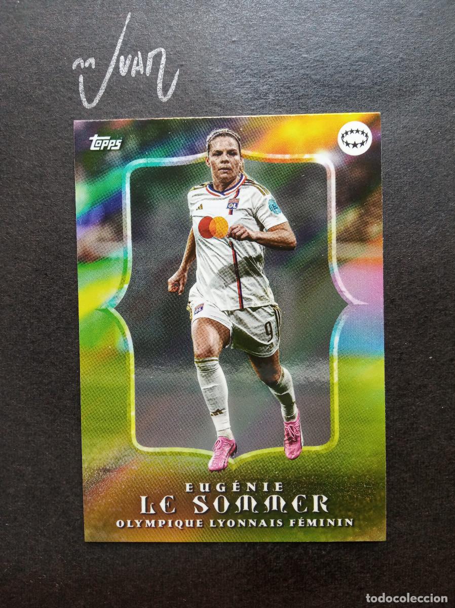 Football Stickers: ESTRELLAS UWCL LE SOMMER OLYMPIQUE LYONNAIS FRANCIA ⚽ TOPPS &reg; AITANA BONMATI CURATED SET WOMEN 2024