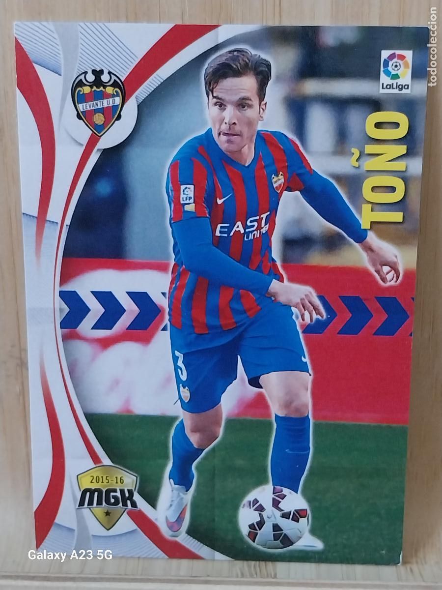 Football Stickers: TO&Ntilde;O LEVANTE MGK 2015 15 16 CROMO CARTA 306 ORIGINAL **--