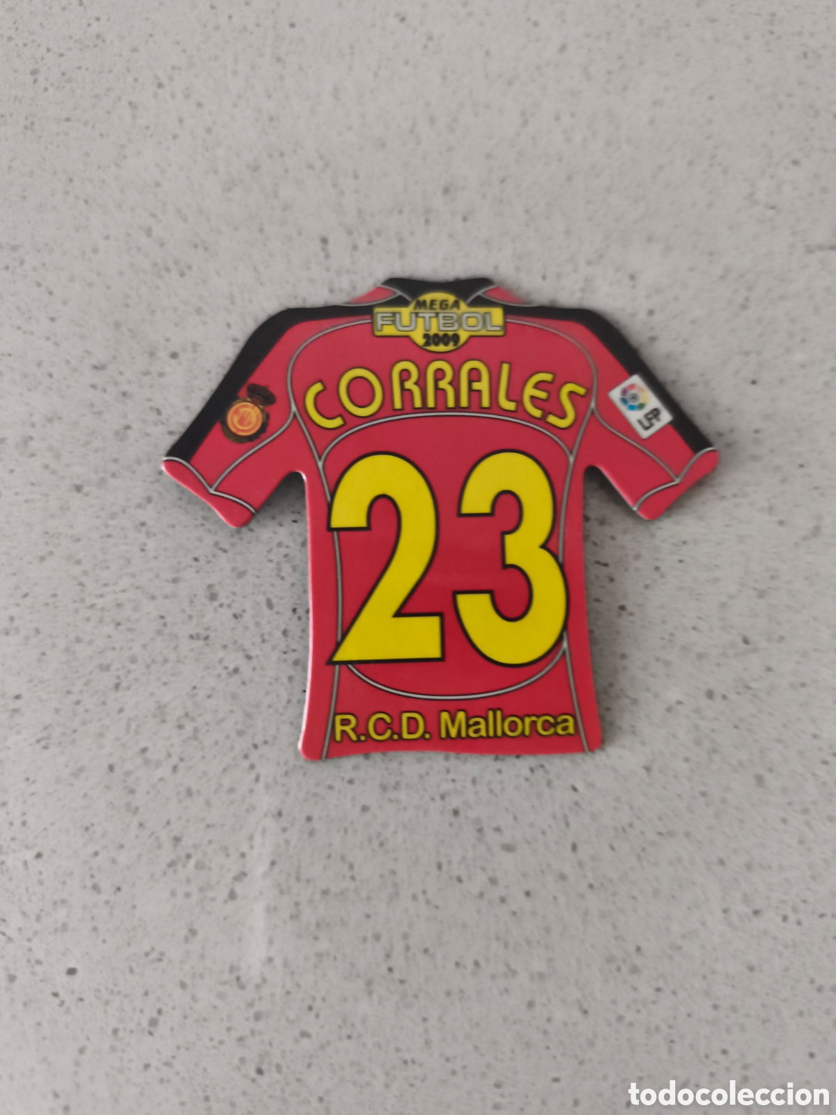 Cromos de Futebol: CAMISETA IMAN NUMERO 23 CORRALES MALLORCA. MEGA FUTBOL MAGNETS 2008-2009