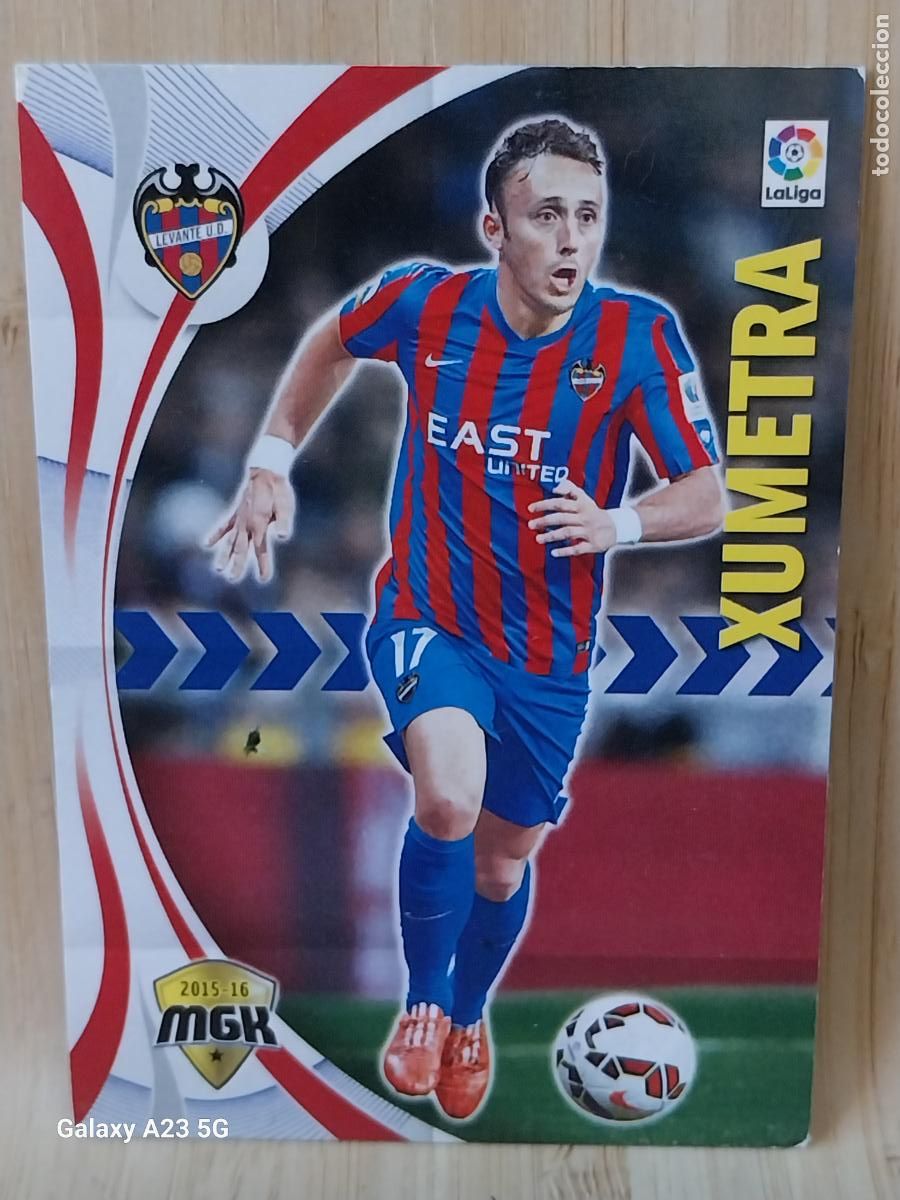 Fu&szlig;ball-Sticker: XUMETRA LEVANTE MGK 2015 15 16 CROMO CARTA 313 ORIGINAL **----