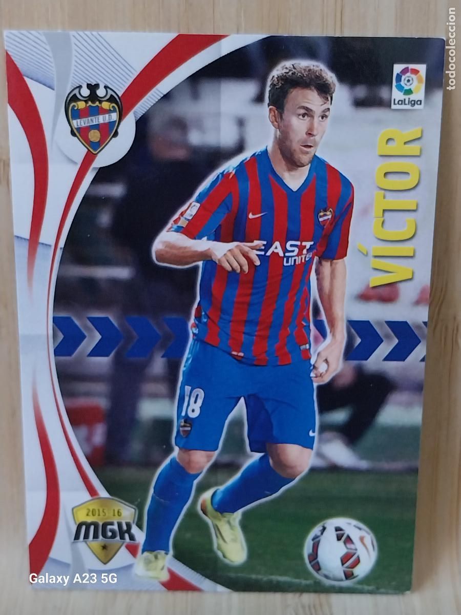 Football Stickers: VICTOR LEVANTE MGK 2015 15 16 CROMO CARTA 317 ORIGINAL **----