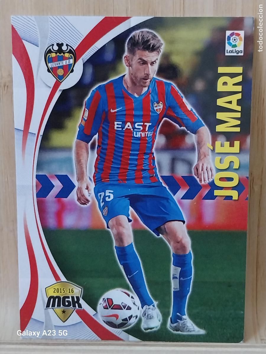 Football Stickers: JOSE MARI LEVANTE MGK 2015 15 16 CROMO CARTA 310 ORIGINAL **----