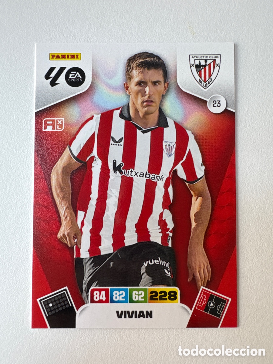 Football Stickers: Carta Viv&iacute;an Athletic Club de Bilbao 23 Adrenalyn 2025-26