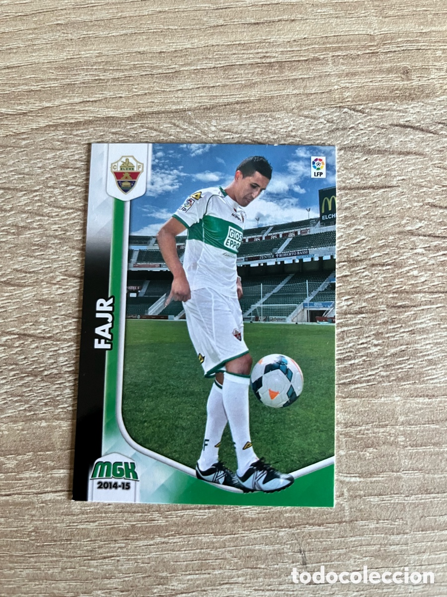 Cromos de f&uacute;tbol: 460 FAJR NUEVO FICHAJE MEGACRACKS MGK 2014 2015 14 15 ELCHE
