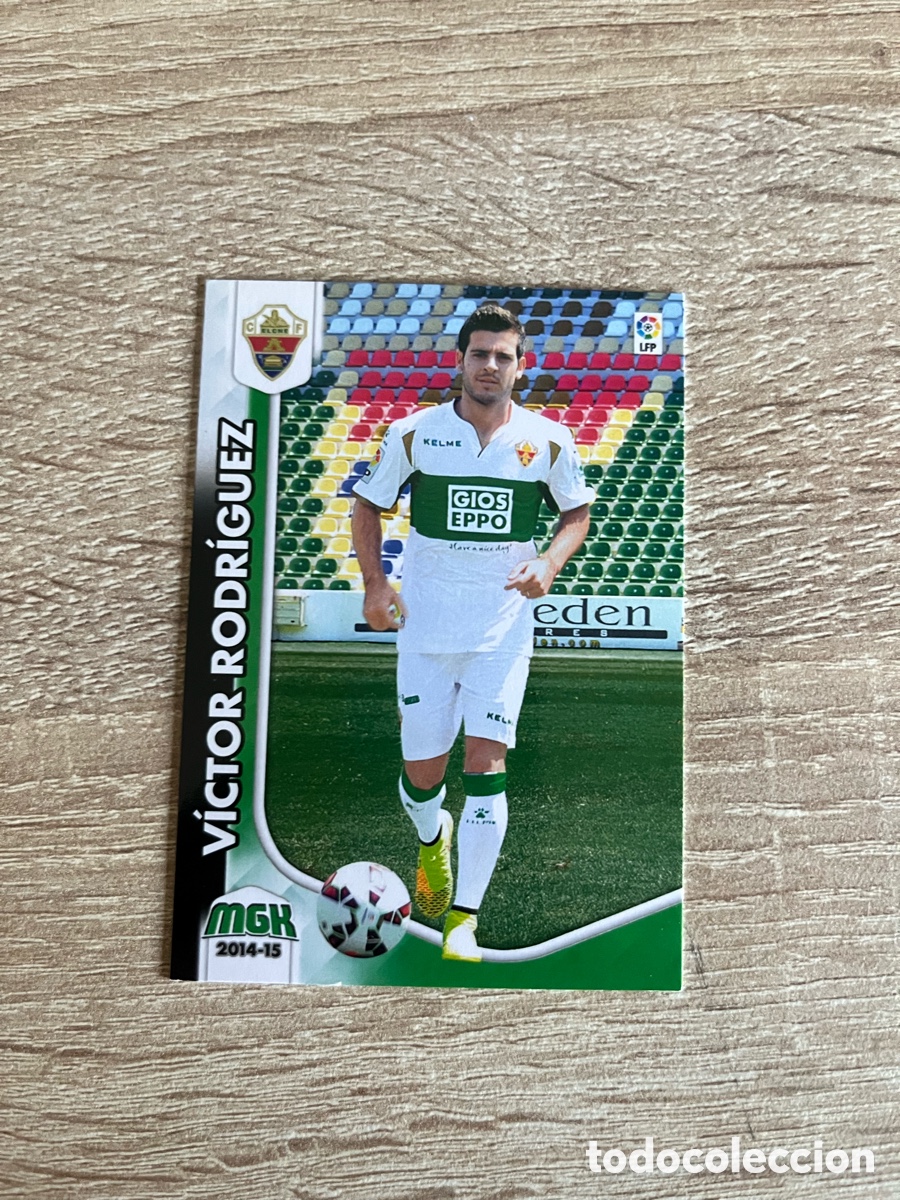Cromos de f&uacute;tbol: 156 BIS V&Iacute;CTOR RODRIGUEZ NUEVA FICHA MEGACRACKS MGK 2014 2015 14 15 ELCHE