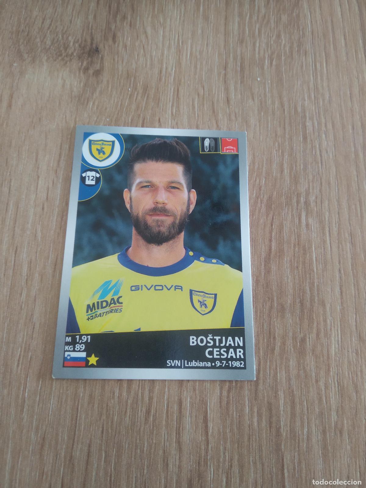 Cromos de f&uacute;tbol: 89 BOSTJAN CESAR CHIEVOVERONA CROMO FUTBOL PANINI LIGA ITALIA 16-17 CALCIATORI 2016-2017