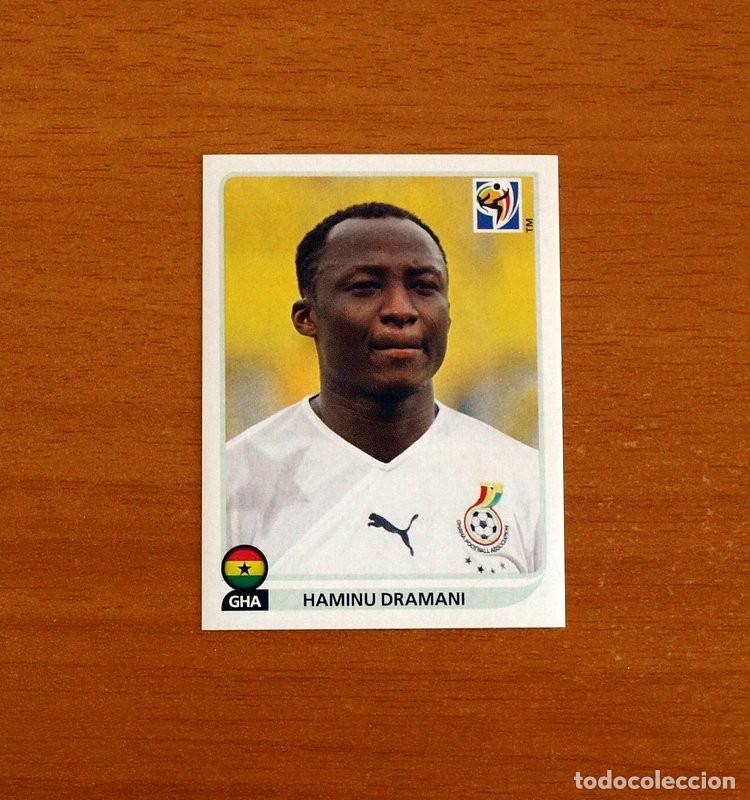 Cromos de f&uacute;tbol: Ghana -N&ordm; 329 Haminu Dramani -Mundial South Africa 2010 FIFA World Cup-Panini -Nunca Pegado