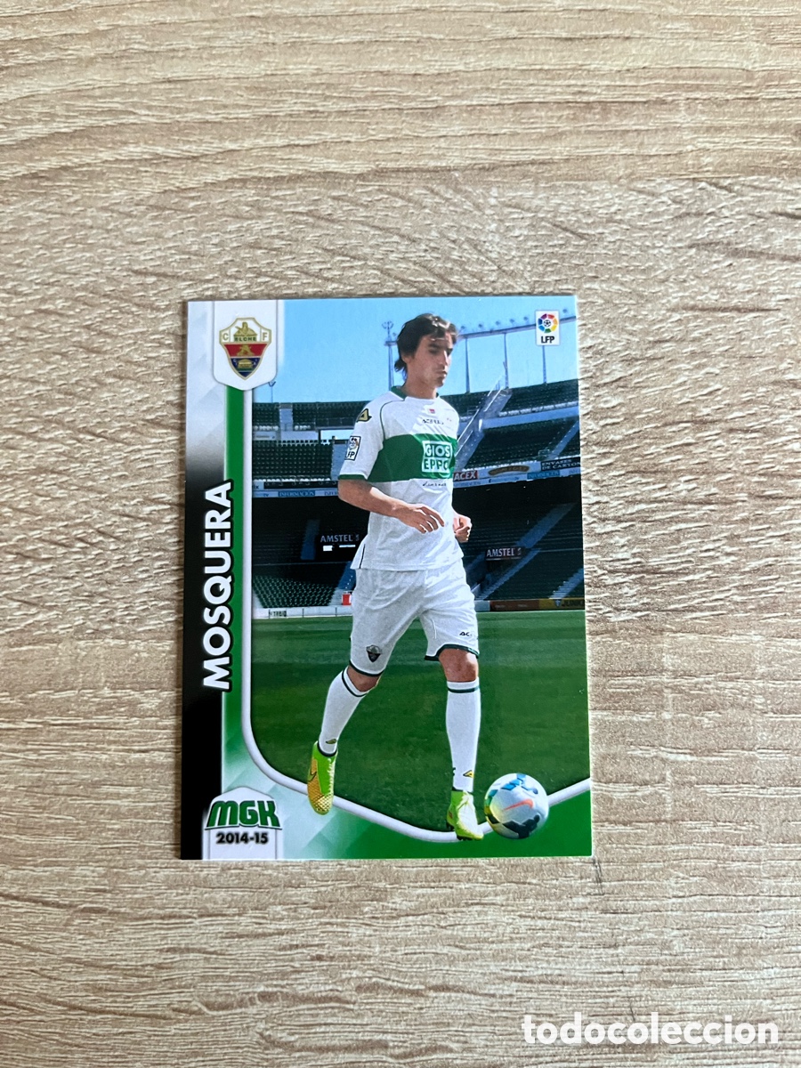 Cromos de f&uacute;tbol: 154 BIS MOSQUERA NUEVA FICHA MEGACRACKS MGK 2014 2015 14 15 ELCHE